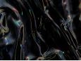 black rainbow irridescant stretchy vinyl glossy fabric thumbnail image.