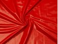 Red 4-way stretch vinyl fabric. thumbnail image.
