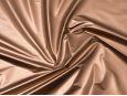 Four way stretch metallic bronze shiny vinyl fabric. thumbnail image.