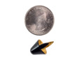 Black tall cone studs for jackets, jeans, bags, and hats. thumbnail image.