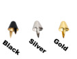 Different colors of tall cone studs. thumbnail image.