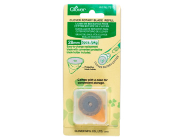 Clover 28mm 5-pack replacement blades.