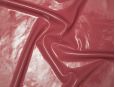 Shined up dusty rose red latex rubber material. thumbnail image.