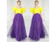 54 inch purple tulle fabric. thumbnail image.
