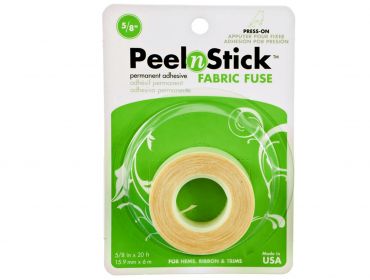 Peel-n-stick fabric fuse tape.