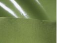 Army green plastic coated shiny stretch fabric. thumbnail image.