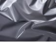 Grey versus metallic silver stretch vinyl pu pvc fabric. thumbnail image.