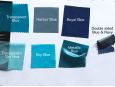 blue colors of latex rubber sheeting thumbnail image.