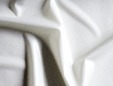 Metallic white shiny latex rubber sheeting material thumbnail image.